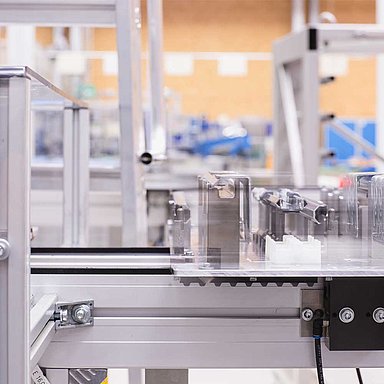 Qualität: Maschine in der Produktion